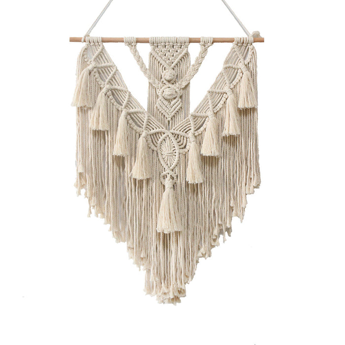 Xtradeal Handgewebter Makramee Wandbehang "Boho-Stil"