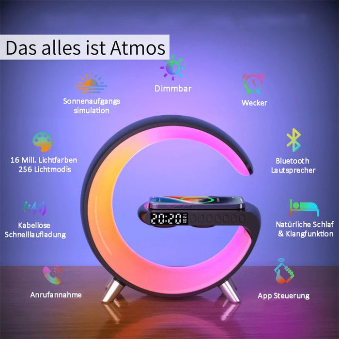 Xtradeal - Einzigartiges Atmosphären LED Licht mit kabellosem Ladegerät