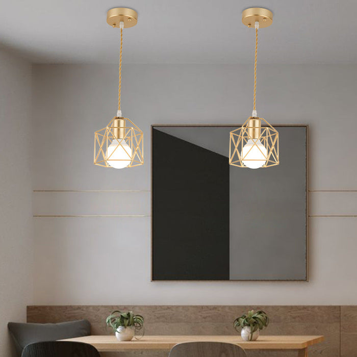 Xtradeal Moderne Stahl Käfig Deckenlampe